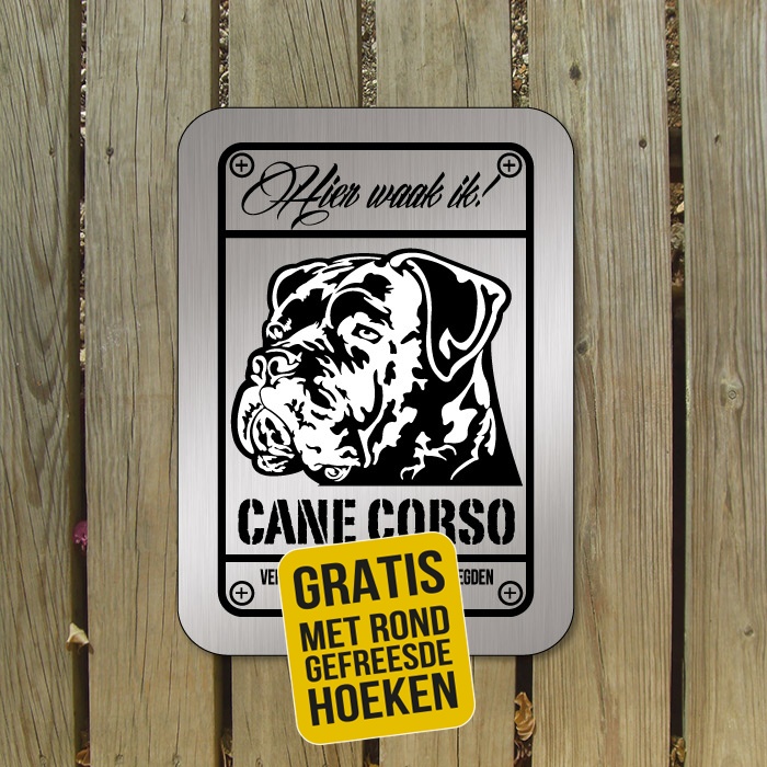 Cane Corso waakbord