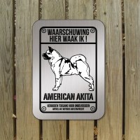 American Akita  of Amerikaanse Akita waakbord