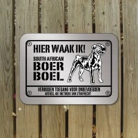 Boerboel waakbord