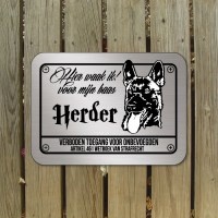 herder D3 rvs look waakbord waakhond