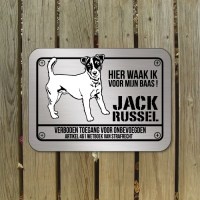 Jack Russel waakbord