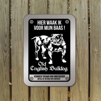 old english bulldog waakbord D3