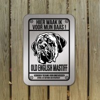 Old English Mastiff waakbord