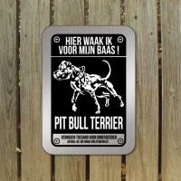 Pit Bull Terrier waakbord